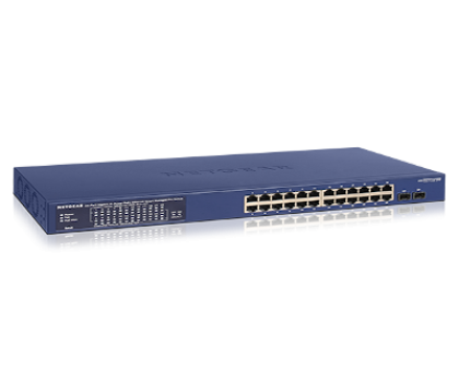 Switch Netgear 26p GS724TPP (24x10/100/1000Mbit PoE+ 2xSFP)